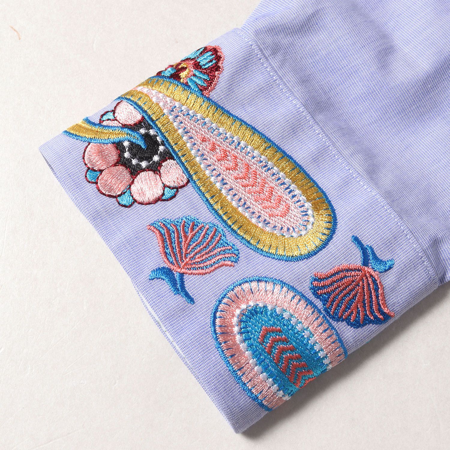 ポールスミス ストライプシャツ 花刺繍 ポールスミス ハート 刺繍 長袖