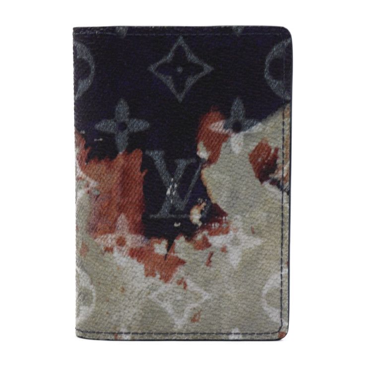 LOUIS VUITTON カード 名刺入れ モノグラム マルチカラー 白 LOUIS