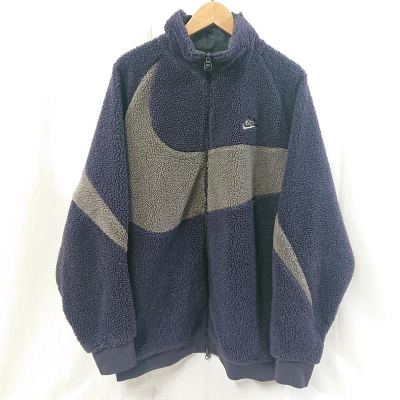 NIKE ナイキ ジャケット、上着 ジャンパー、ブルゾン NIKE ナイキ M VW SWSH FULL ZIP JKT  BQ6546-540 フリースリバーシブルジャケット HO210509SIV