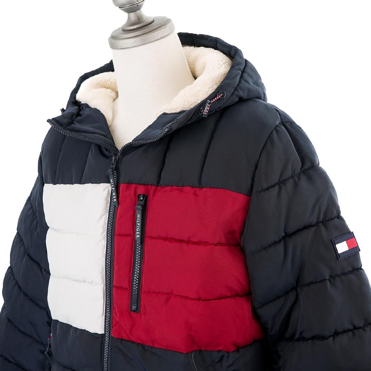 中綿ジャケット TOMMY HILFIGER 151AP213 メンズ ネイビー - メルカリ