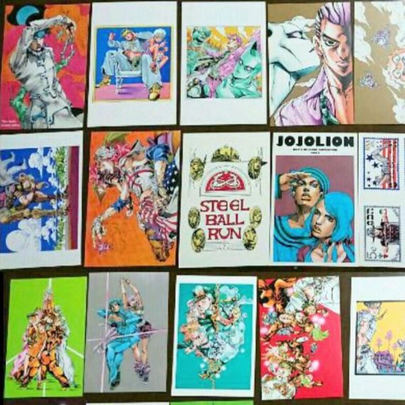 ジョジョの奇妙な冒険 ジョジョ展 荒木飛呂彦原画展 ポストカード 50枚