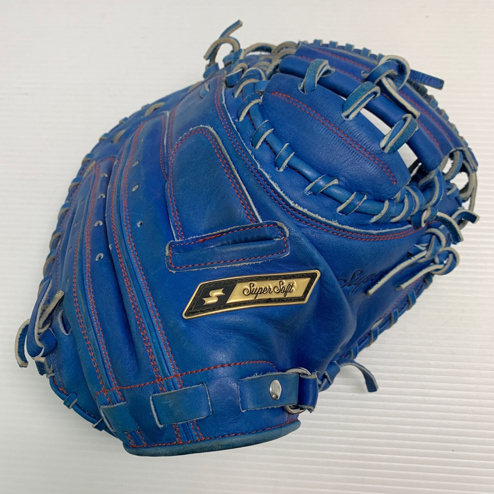 エスエスケイ SSK スーパーソフト 軟式 大人 一般 キャッチャーミット 捕手 グローブ グラブ 右投げ SSM044 品 野球 6437