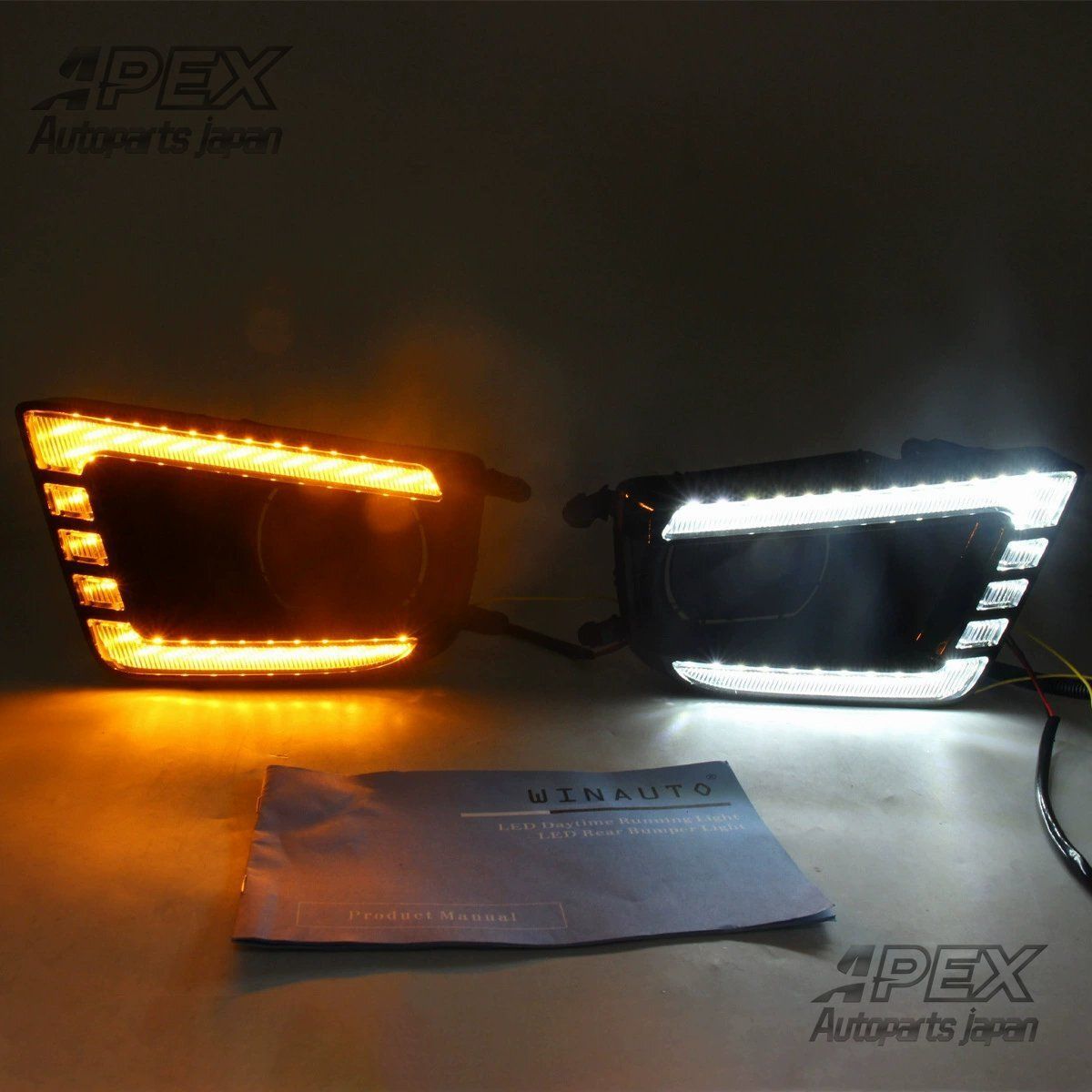 トヨタ タコマ 2012-2015年モデル用 デイライト付き 双方向機能 フォグランプ 改造キット FFCRYSTALESIA_COM