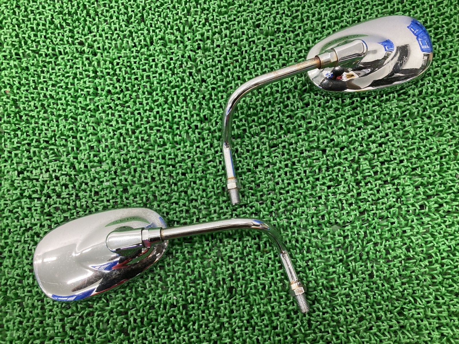 W650 ミラー 左右 社外 バイク 部品 EJ650A 正10mm オフセットステー