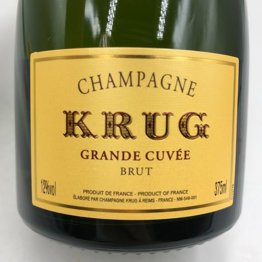 Krug - クリュッグ 白 375ml 12% KRUG  シャンパン【Q4】 クリュッグ 白 375ml 12% KRUG シャンパン【Q4】