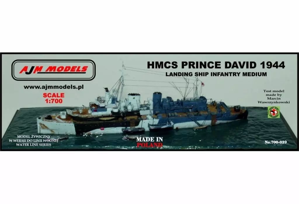 プラモデル 1 700 加 歩兵揚陸艦 HMCSプリンス デイビット1944 レジンキャストキット PJ70039
