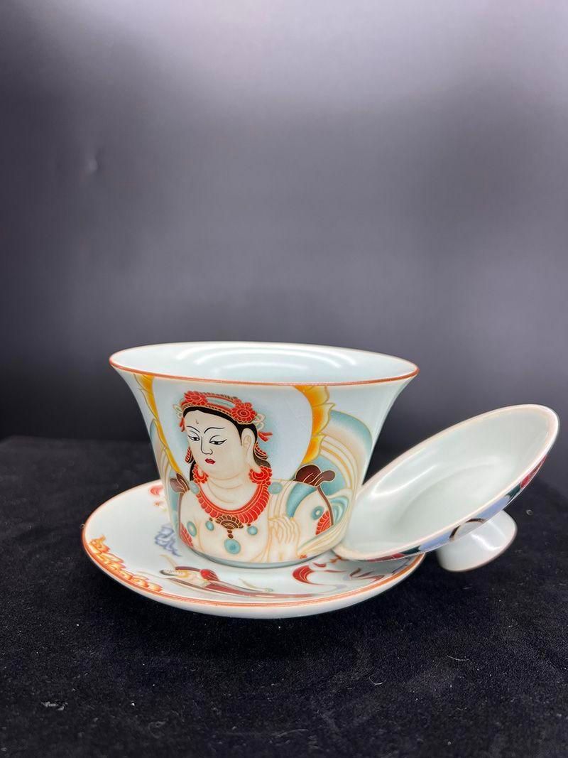 十二支茶碗 景德镇  茶器 茶道具 陶磁器  工芸品 美術品 中国茶器 景徳鎮 アンティーク 十二支 干支柄 盃 酒器 杯 工芸品