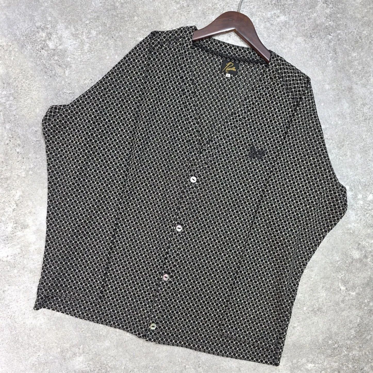 新品 NEEDLES 25SS Cardigan メッシュ レース カーディガン ☆ NEEDLES(ニードルス) 25SS Cardigan メッシュ レース Vネック