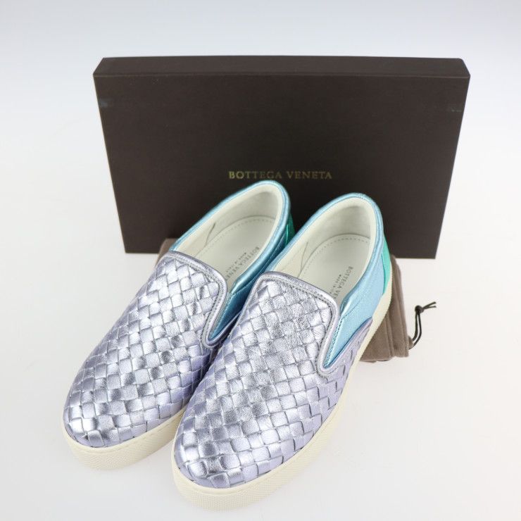 BOTTEGAVENETA ボッテガヴェネタ スリッポン 370760 レザー ラバー 