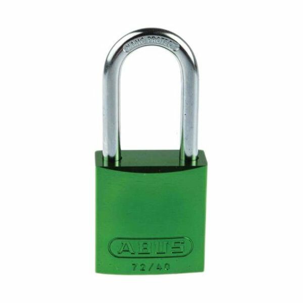 72/40HB40 GREEN Abus 安全用南京錠 パドロック アルミ、スチール 緑 72/40HB40GREEN【沖縄離島販売不可】