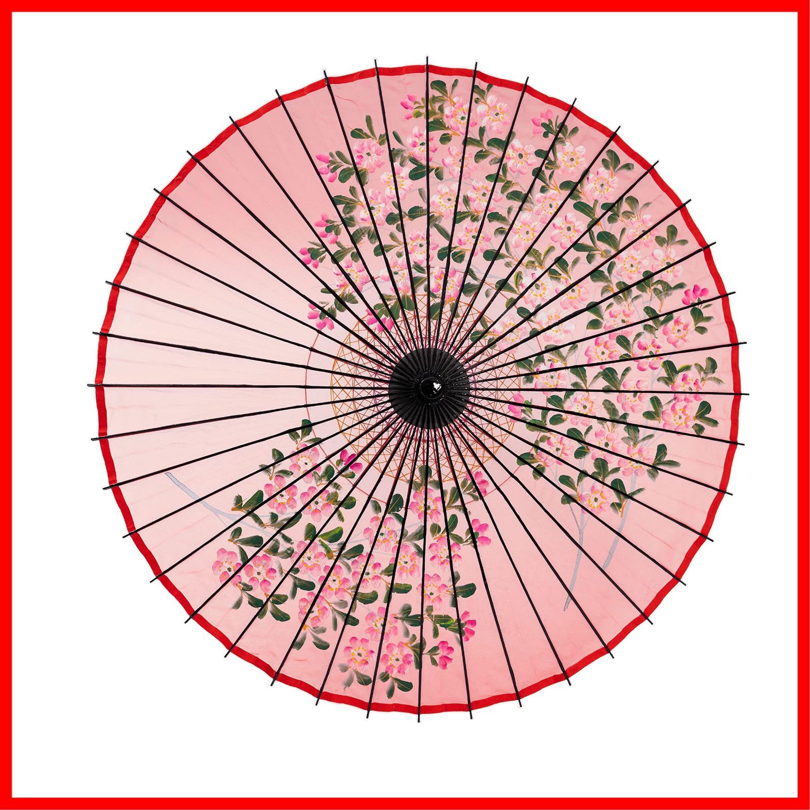 楽天市場】絹傘 日本舞踊 傘 絹 かさ 和傘 2本継ぎ きぬがさ 若草 緑系