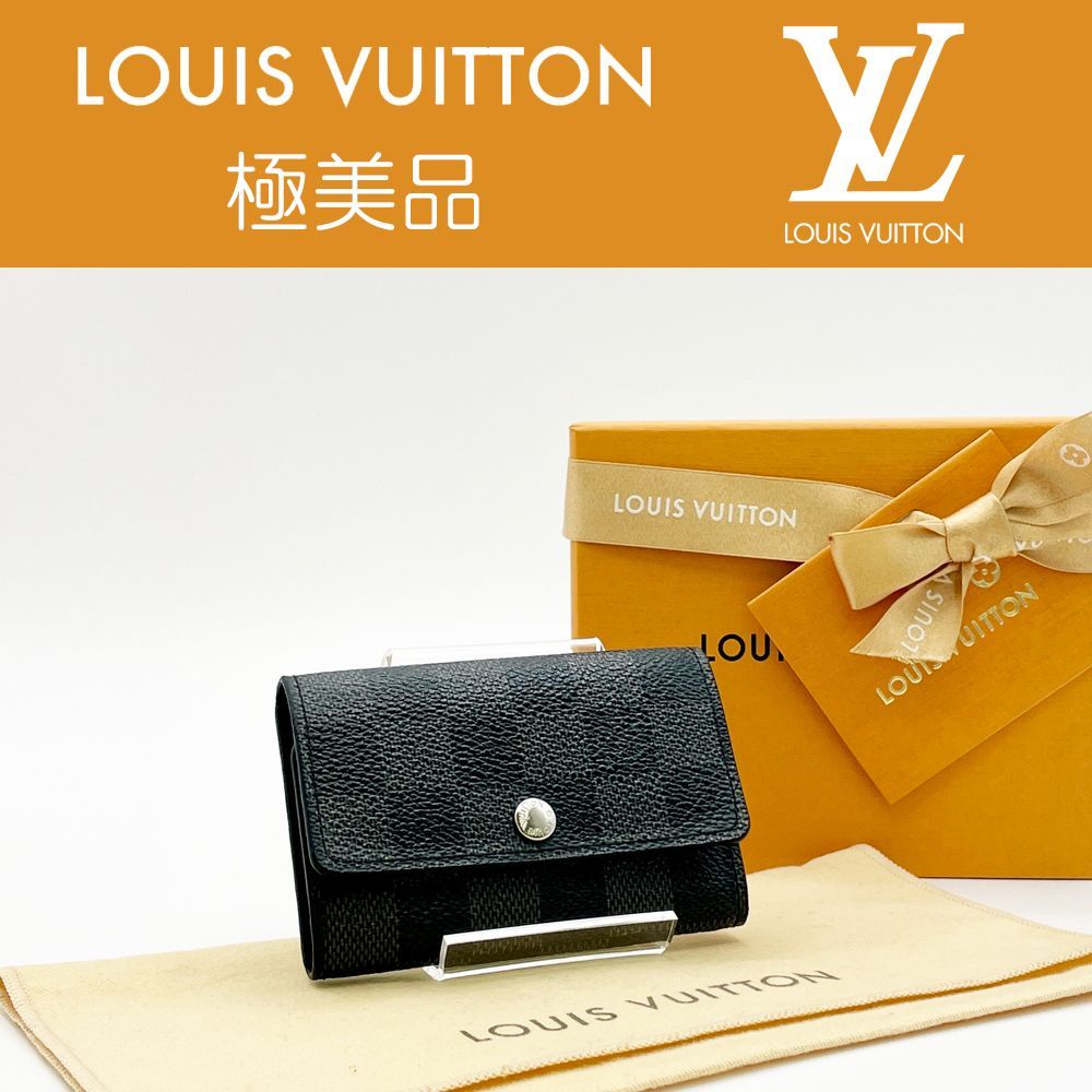 極美品】ルイヴィトン LOUIS VUITTON ダミエ・グラフィット ミュルティクレ6 キーケース6連 N62662 送料無料 送料込み - メルカリ