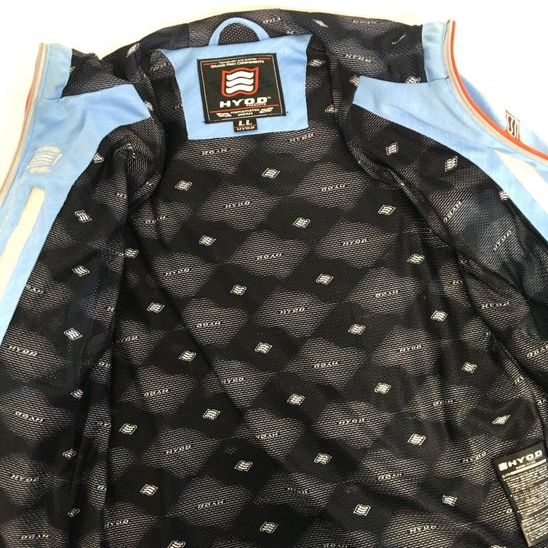 配送商品は通常配送無料。 HYOD ヒョウドウ STJ027DT ST-S SPORTS PARKA D3O メッシュジャケット LLサイズ ライトブルー メンズ バイクウェア オートバイ ライディング バイク用品 TA3207