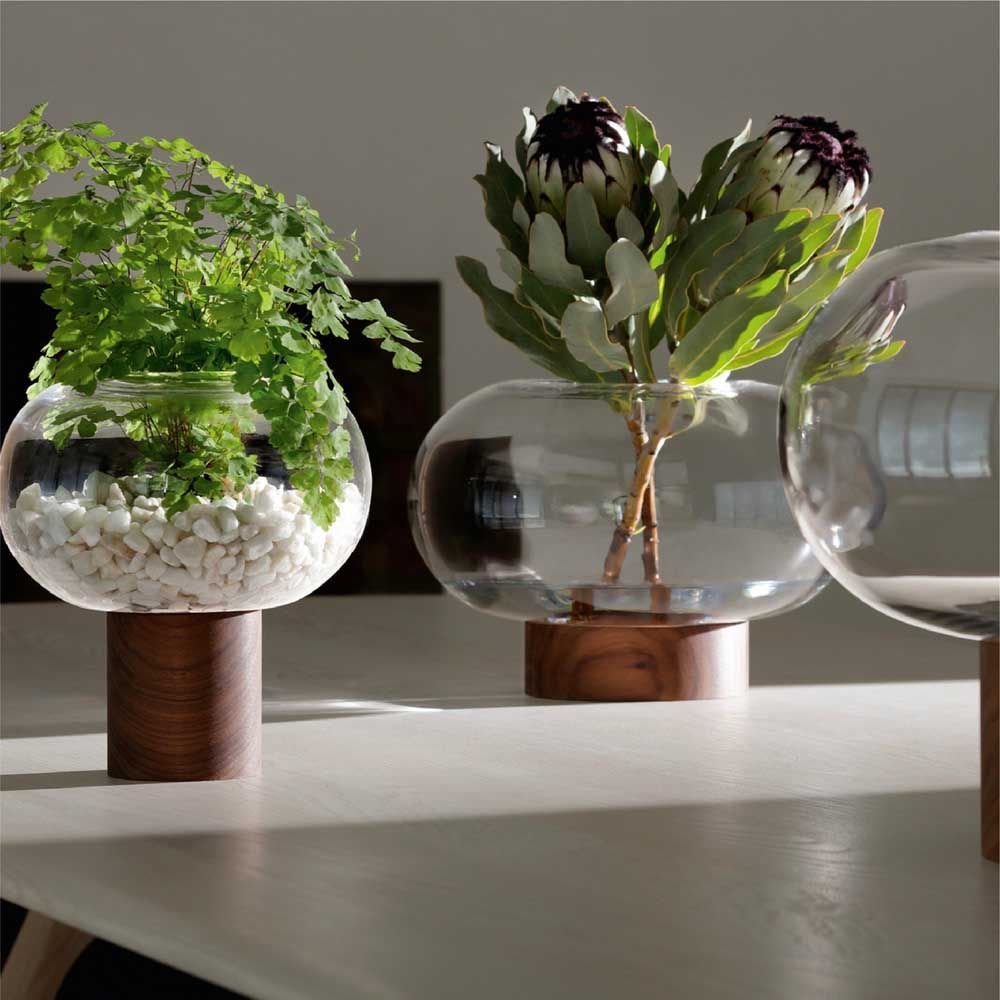 LSA OBLATE オブレート Vase G1718-21-301 クリア H21.5cm LOB10 エルエスエー フラワーベース 花器 花瓶 NEXPOTALLINN_EU