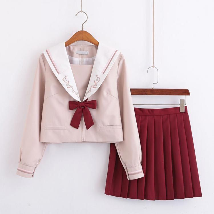 セーラー服半袖女子高生上下セットJK制服スクールガール学生服 セーラー服半袖女子高生上下セットJK制服スクールガール学生服