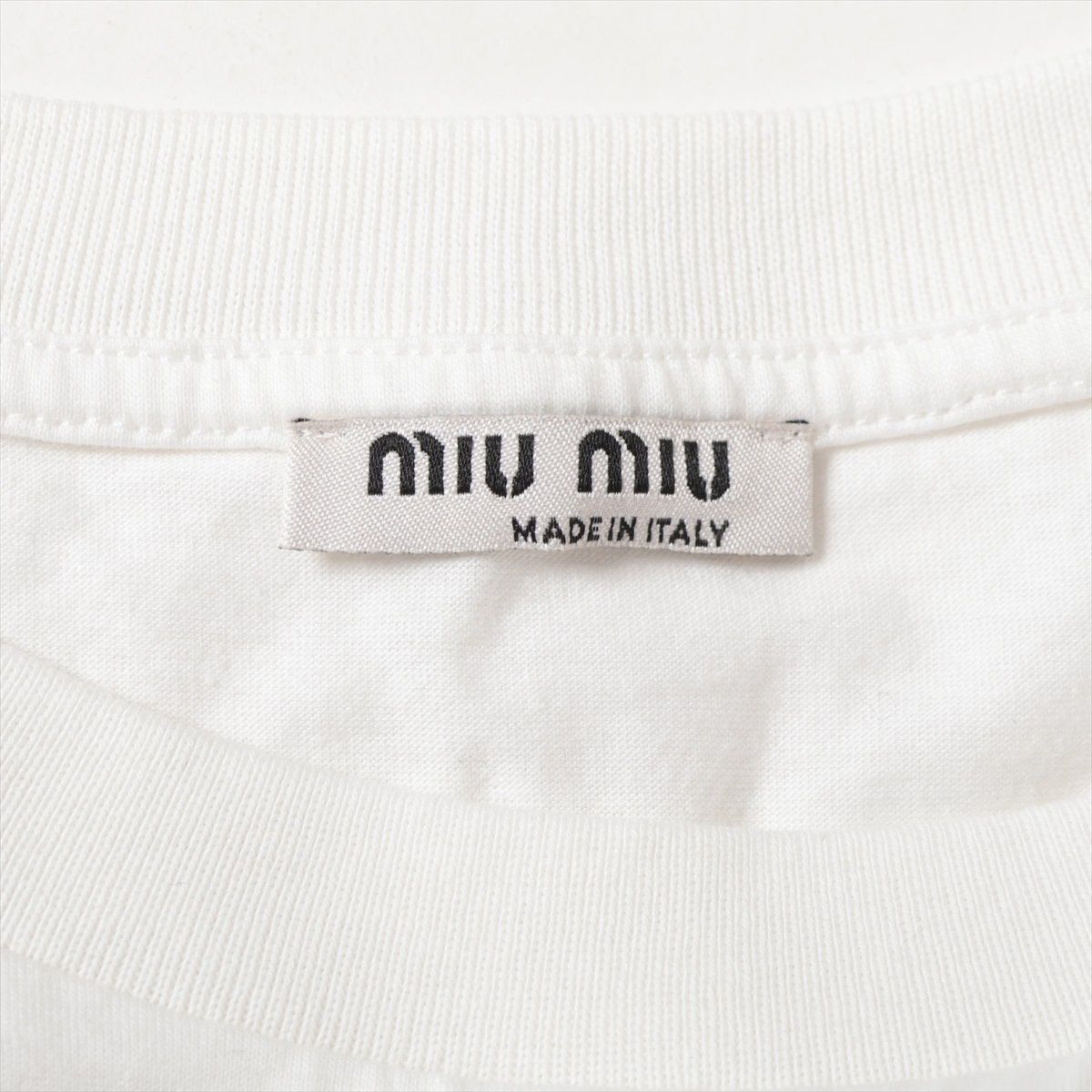  Miu ミュウ 長袖Ｔシャツ コットン スキー プリント 2021 XL アンサンブル トップス