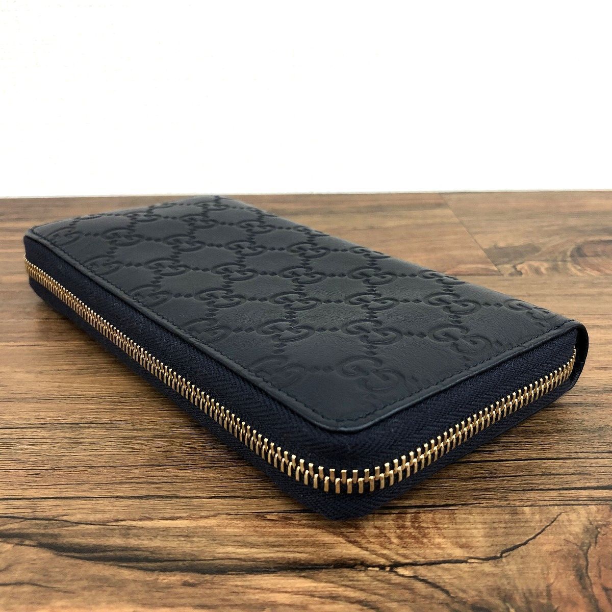 未使用品 GUCCI 長財布 307980 グッチシマ 箱付き 350-