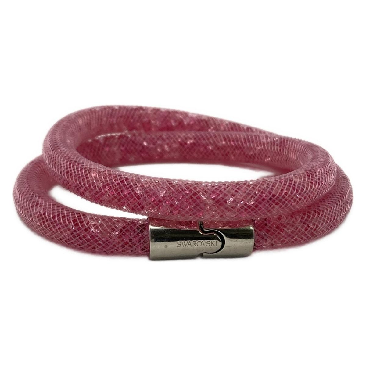 SWAROVSKI スワロフスキー ブレスレット スターダストダブルブレスレット ピンク×シルバー WWW_SHINETEETH_COM