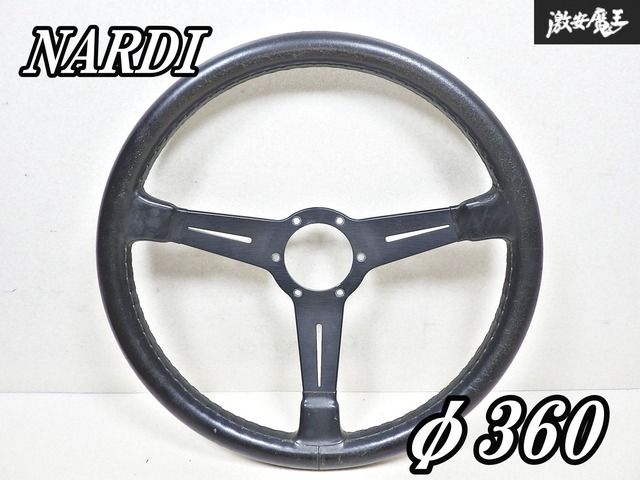 C026 OBA オバ 木製ステアリング ハンドル レア ヴィンテージ 30cm