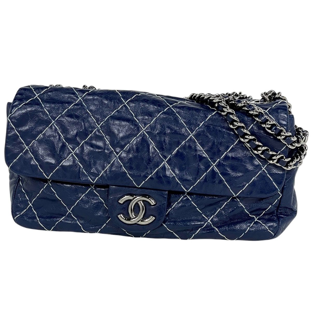 CHANEL シャネル チェーンショルダーバッグ マトラッセ ココマーク レザー シャネル チェーンショルダーバッグ マトラッセ ココマーク