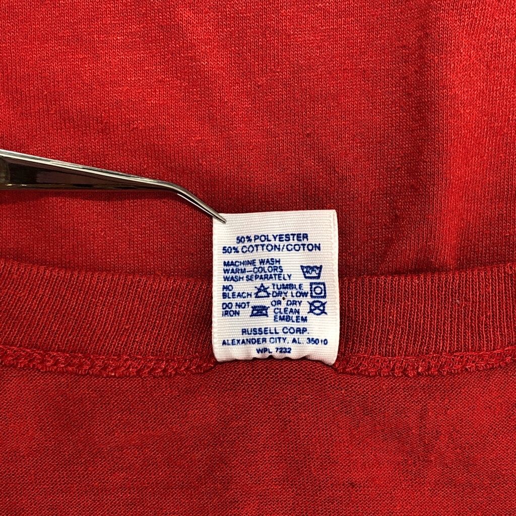90年代 USA製 RUSSELL ATHLETIC ラッセル 半袖Tシャツ アメフト
