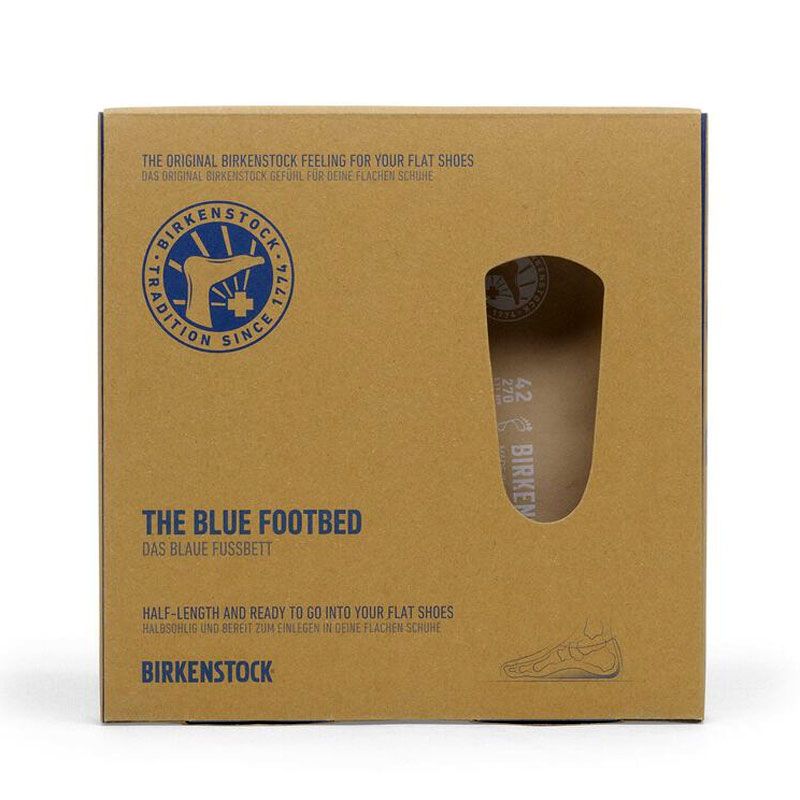 ビルケンシュトック BIRKENSTOCK Blue Footbed Leather ブルーフット