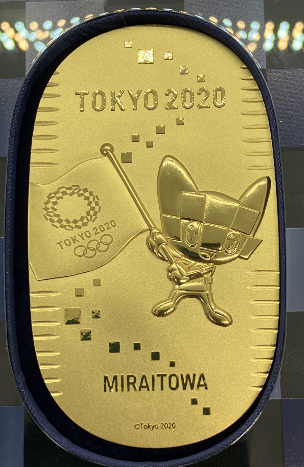東京オリンピック2020 限定記念純金小判55ｇ 造幣局刻印あり 