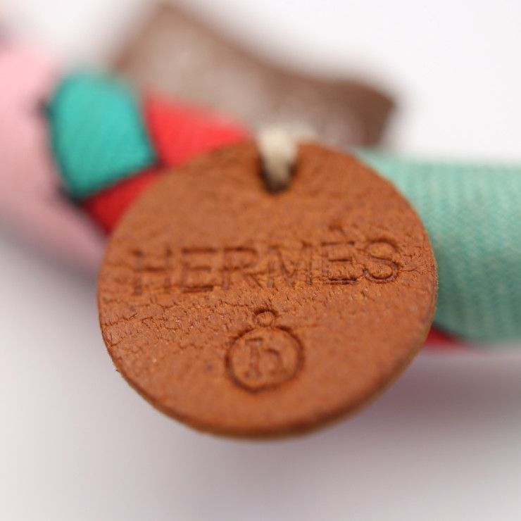 HERMES エルメス ブリッド ドゥ ソワ GM ブレスレット シルク マルチ ...