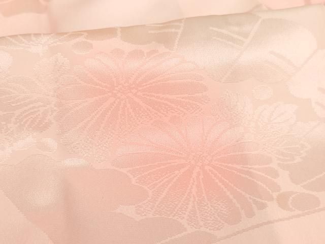 平和屋着物□長襦袢 無双仕立て 御所車檜扇花地紋 暈し染め 正絹