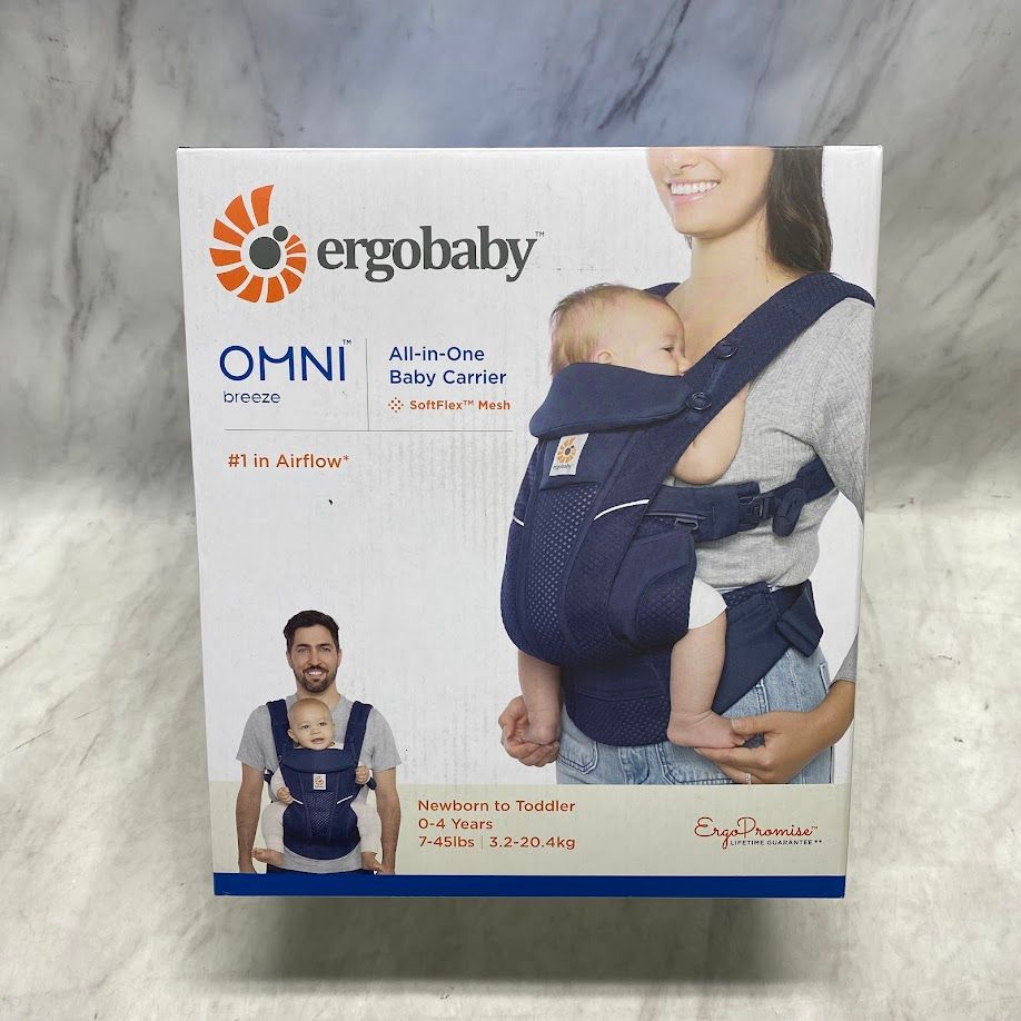 【新品未開封】オムニブリーズ（ミッドナイトブルー） エルゴベビー最新シリーズ 】ErgoBabyCarrier オムニ ブリーズ