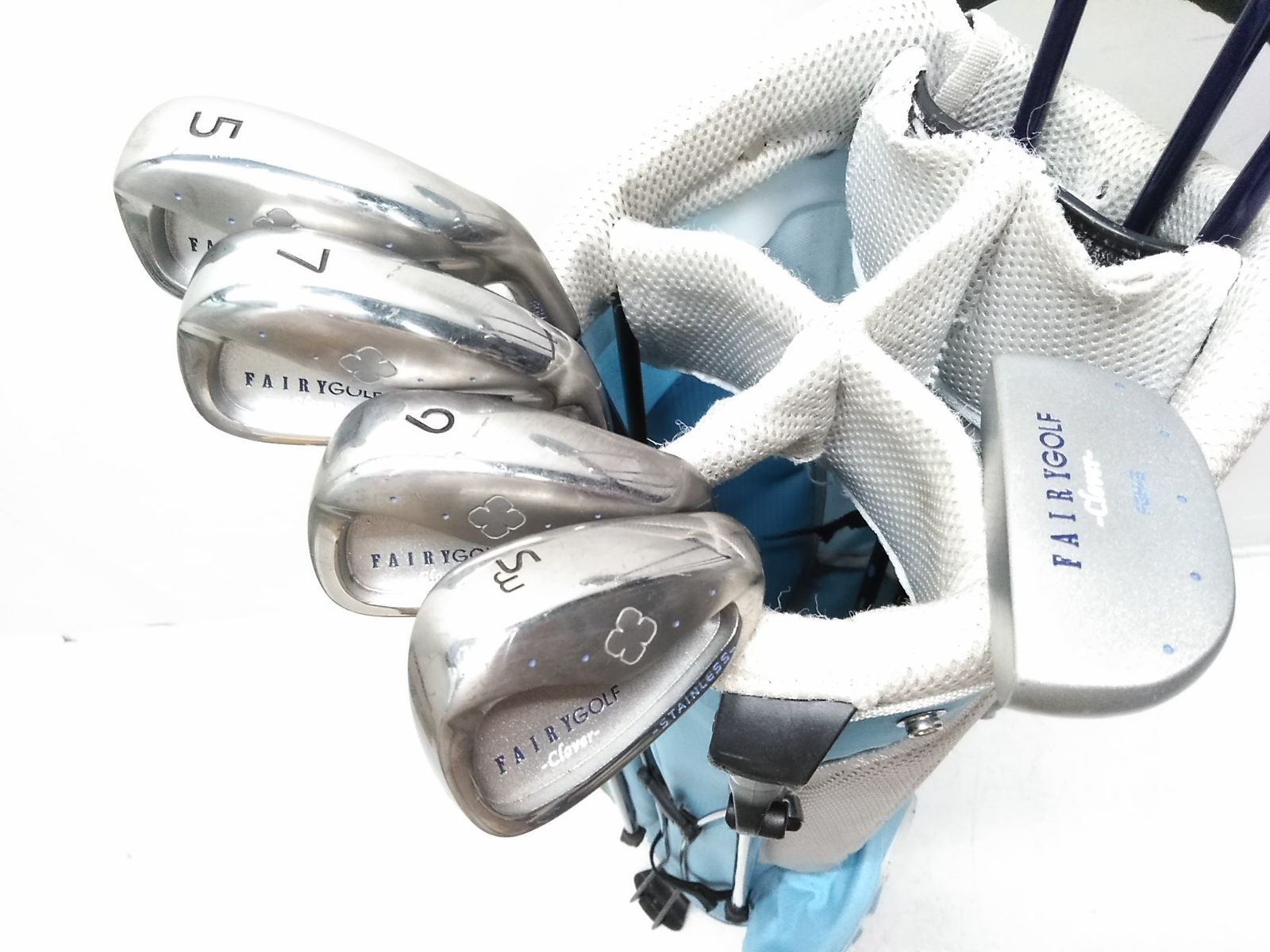 ゴルフデビューに！レディース FAIRY GOLF clover ゴルフクラブ 8本