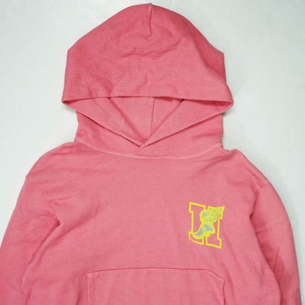 HURRAY HURRAY フレイフレイ フレーフレー 日本製 WINGFOOT HOODIE ウイングフットフーディ C4033 1 ピンク スウェットプルオーバーパーカー トップス【中古】【HURRAY HURRAY】 HURRAY HURRAY フレイフレイ フレーフレー 日本製 WINGFOOT HOODIE