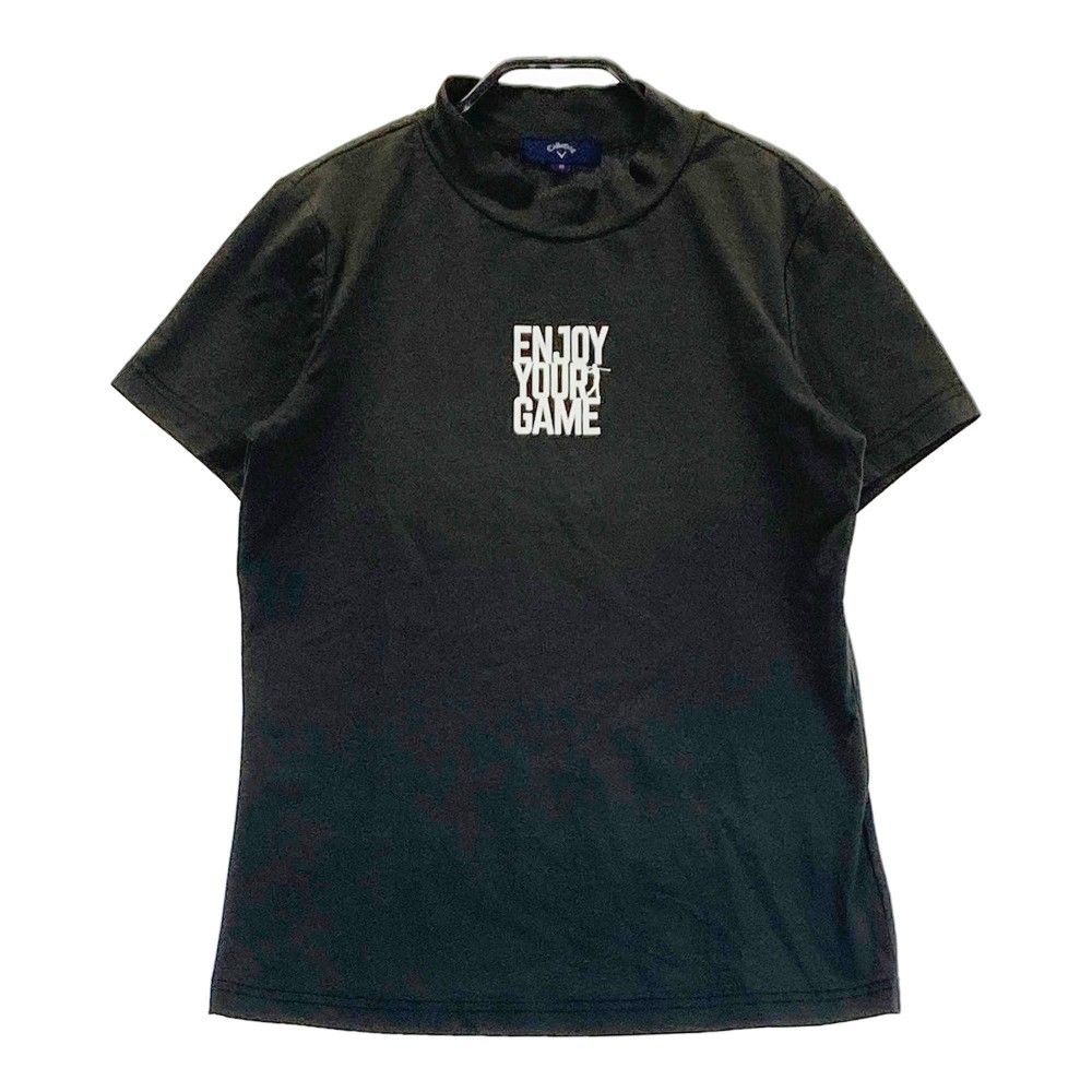 サイズ：M CALLAWAY キャロウェイ  モックネック 半袖 Tシャツ  ブラック系 [240101311501]# ゴルフウェア レディース ストスト