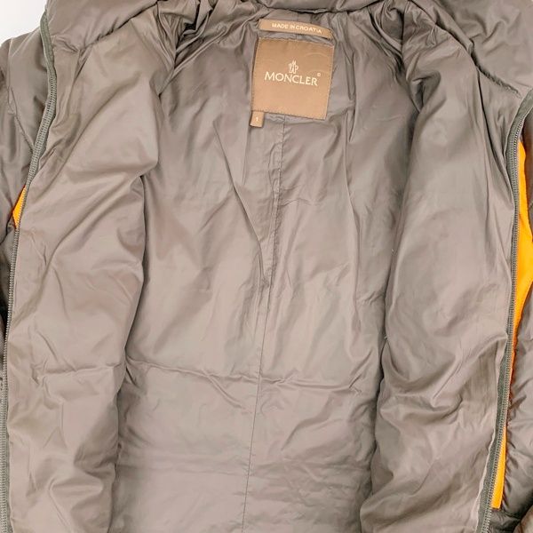 MONCLER 茶ラグ パファージャケット 中綿ジャケット ダウン