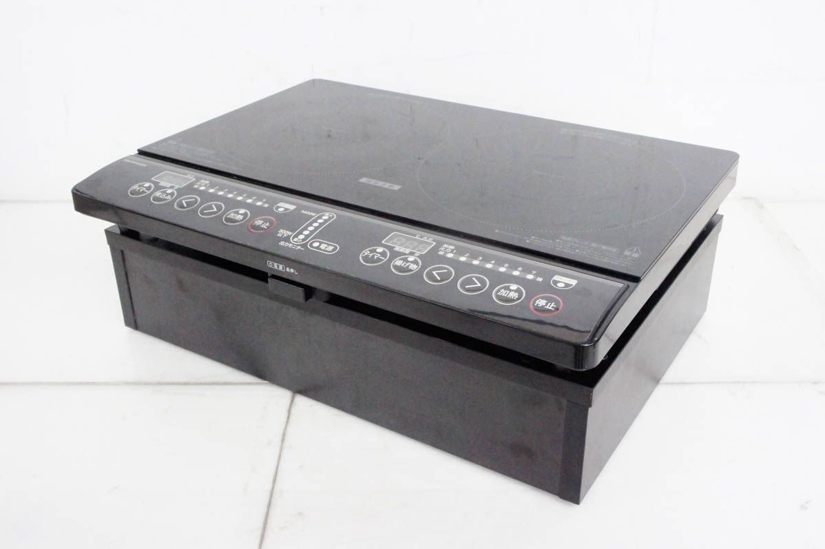 YAMAZEN山善 2口IH調理器 YEM-W1456