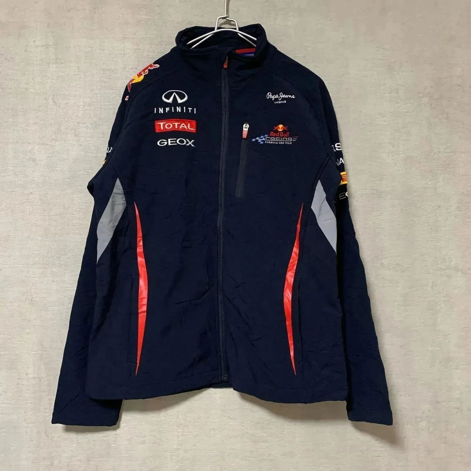 Pepe Jeans Red Bull Racing チームジャケット ネイビー【レディースL 