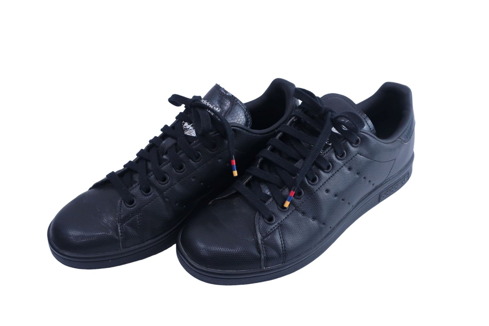 【美品】adidas(アディダス) スパイクレスゴルフシューズ コアブラック メンズ 26.5cm STAN SMITH GZ6482 ゴルフ用品 2411-0083