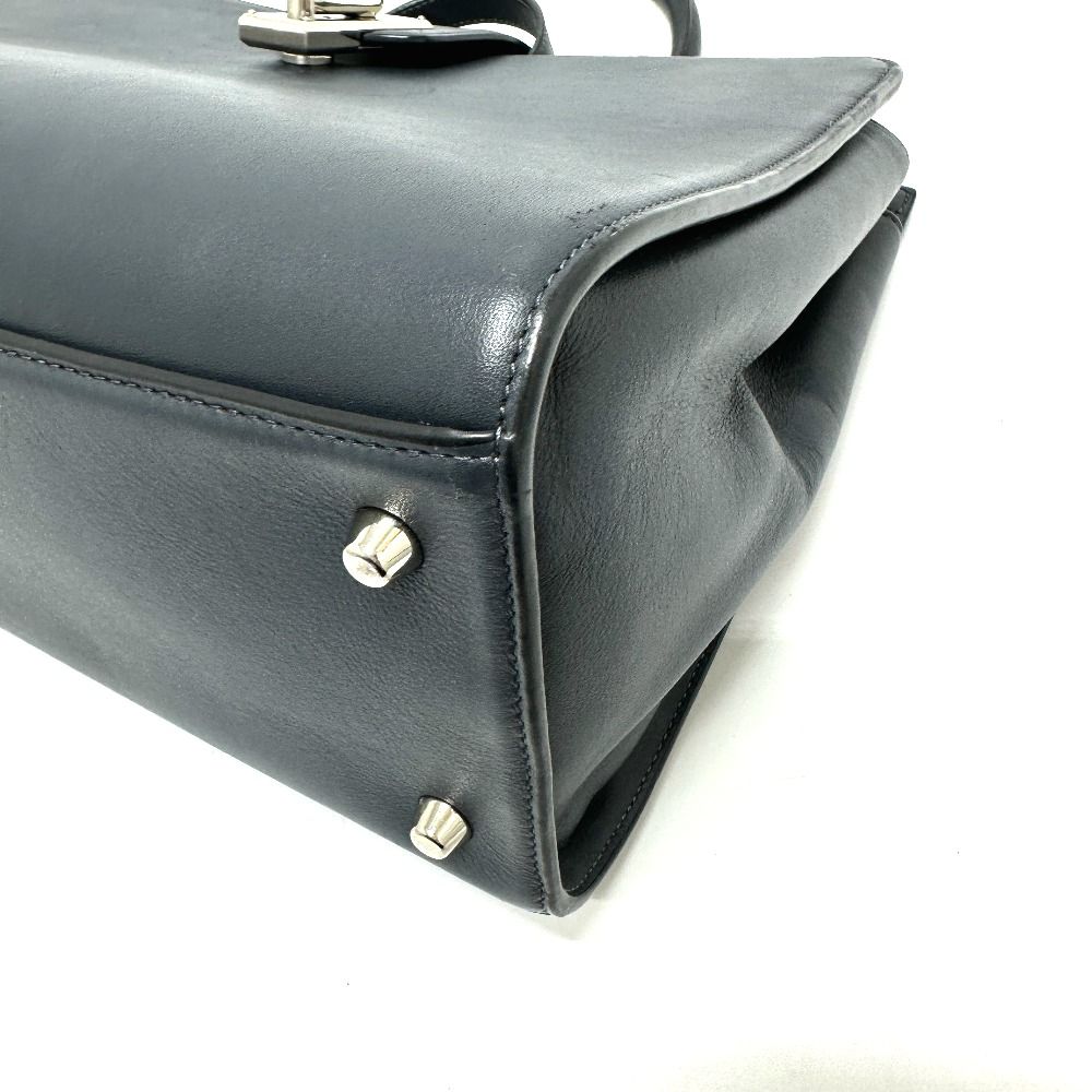 MARC JACOBS マークジェイコブス トートバッグ ターンロック レザー グレー