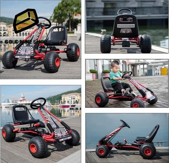 Kiwetゴーカート足こぎ ペダルカート ゴーカート 4輪 乗用玩具 子供用