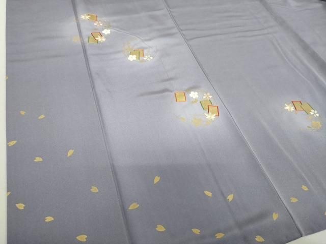 平和屋着物○訪問着 刺繍 舞桜 蛍暈し 金彩 ますいわ屋扱い 正絹 逸品
