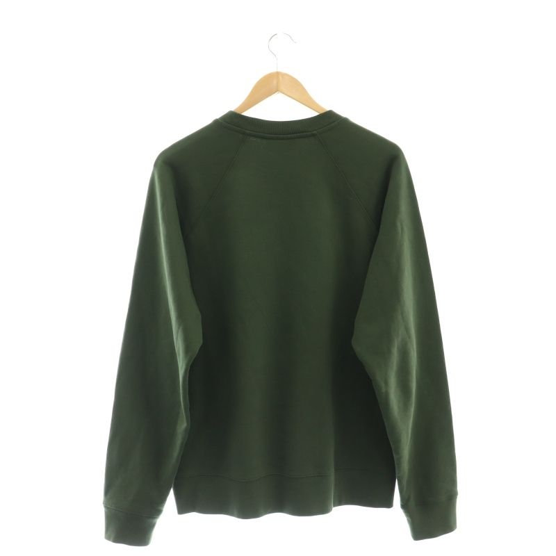 MAISON KITSUNÉ グリーン スウェット メゾンキツネ MAISON KITSUNE スウェット ボールド フォックス