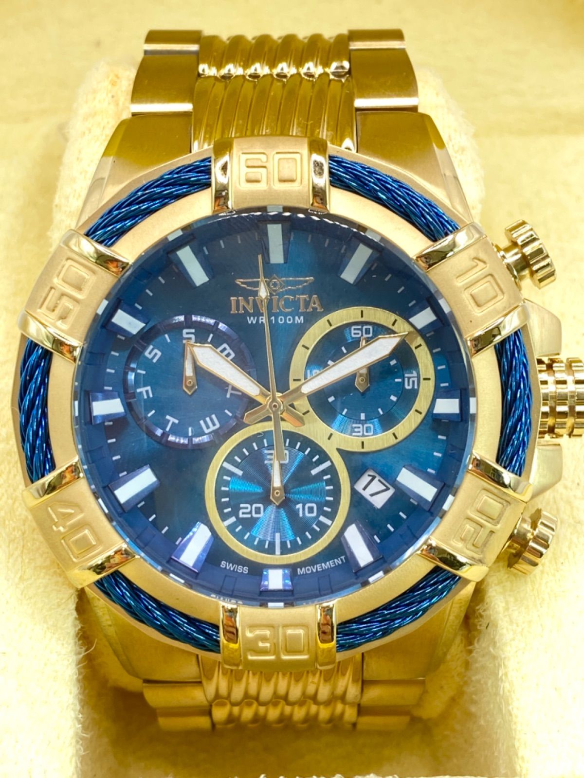 INVICTA インヴィクタ ボルト メンズ 25866 ブルー文字盤