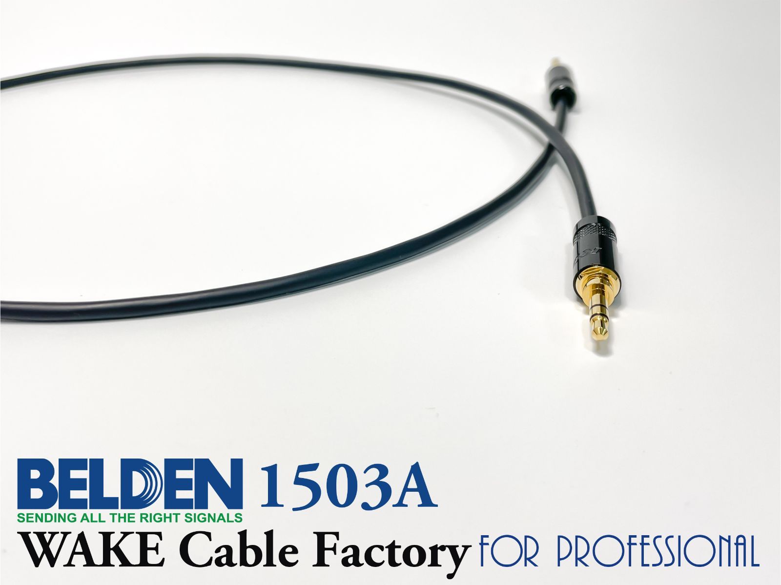 RCAケーブル MIL規格 (g) 1m ステレオペア 【公式通販】