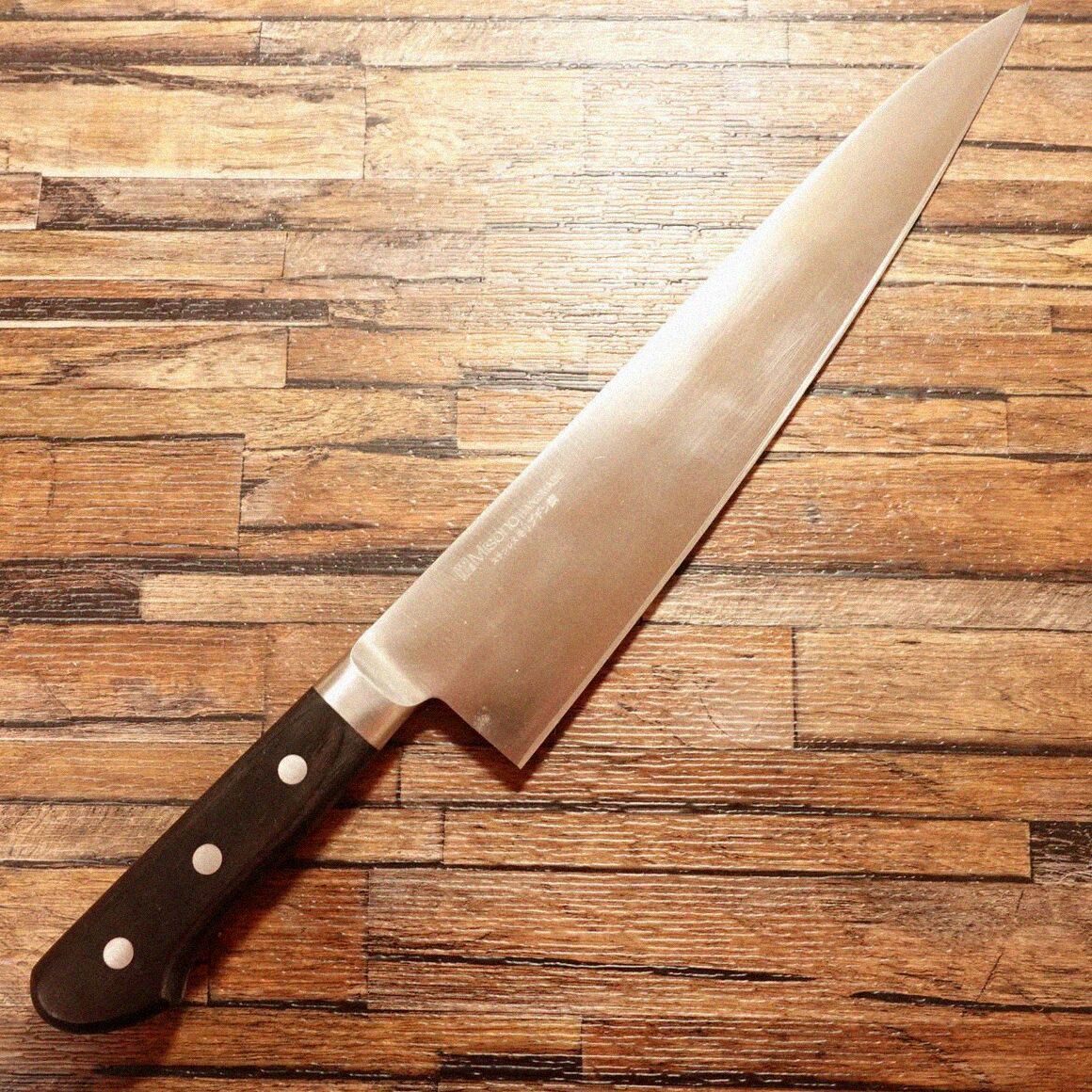MISONO 牛刀 研ぎ済 シェフナイフ 片刃気味 8 2 万能包丁 ステンレス 300mm