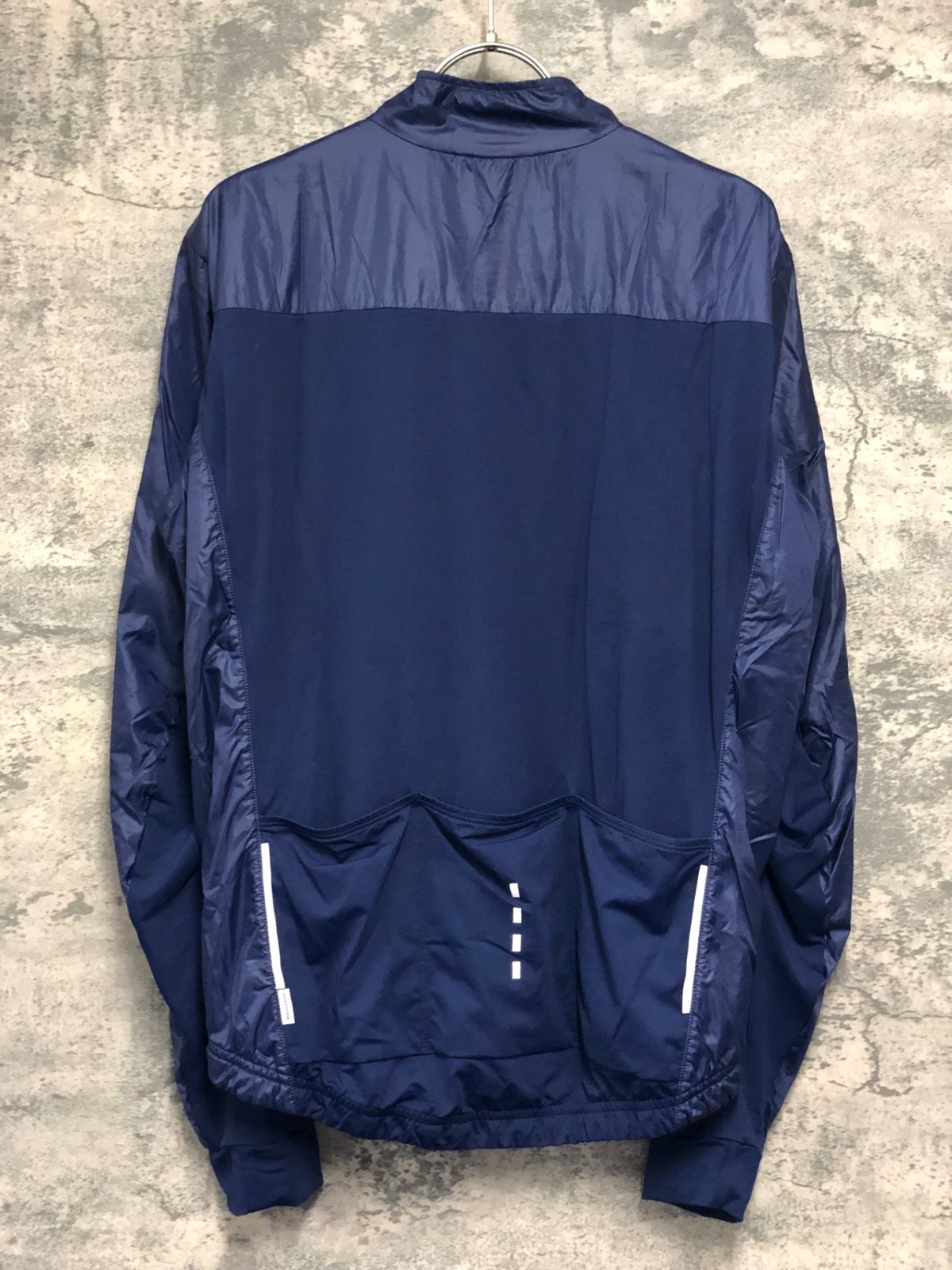 JD944 ラパッション laPASSIONE 長袖 サイクルダウンジャケット L ブルーパープル 裏起毛 ダウン