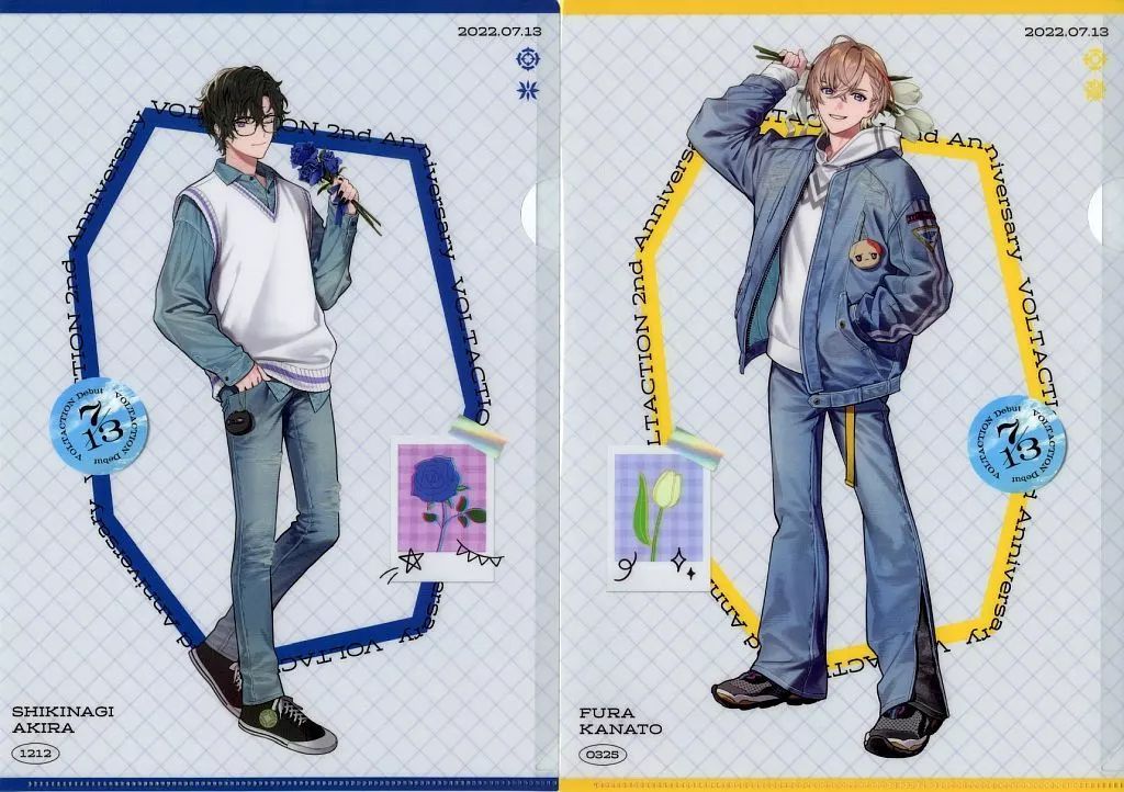 にじさんじ クリアファイル 四季凪アキラ にじさんじ 四季凪アキラ クリアファイル ローソン 限定 - メルカリ