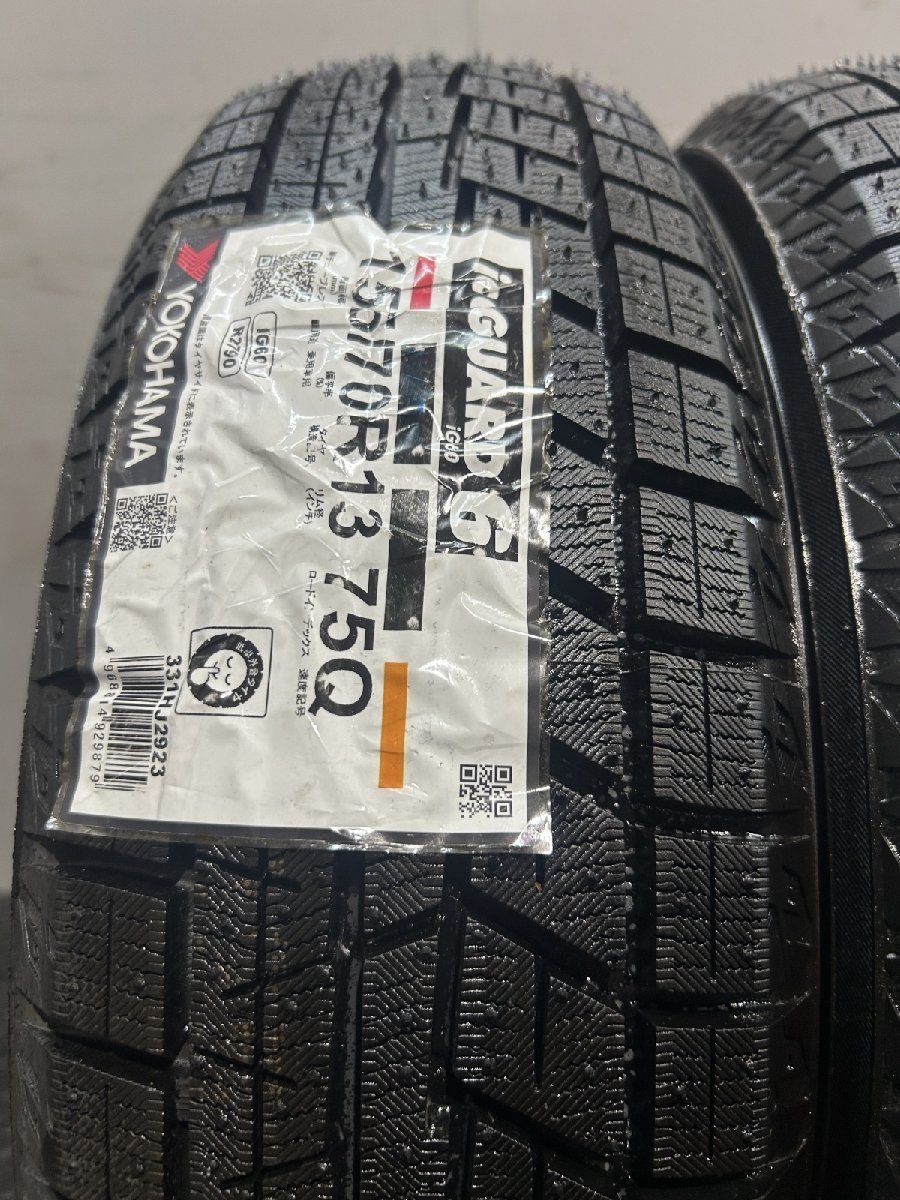 YOKOHAMA ice GUARD iG60 155 70R13 75Q 13インチ スタッドレス 2本 23年製 ミライース ピクシスエポック等 MTE004