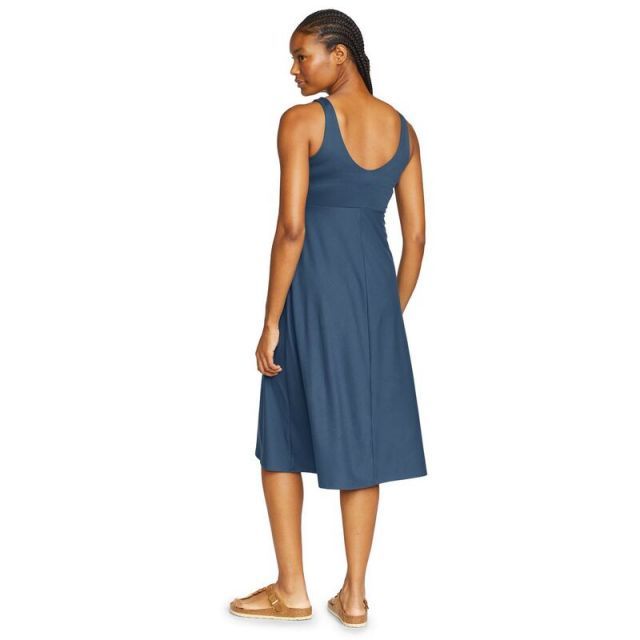 Eddie Bauer / エディーバウアー ＊ レディース L 黒 マキシ丈 ワンピース ロングシャツ トップス 長袖 / ウエスト紐付き / 羽織りにも☆ 送料無料 エディー バウアー レディース ワンピース トップス