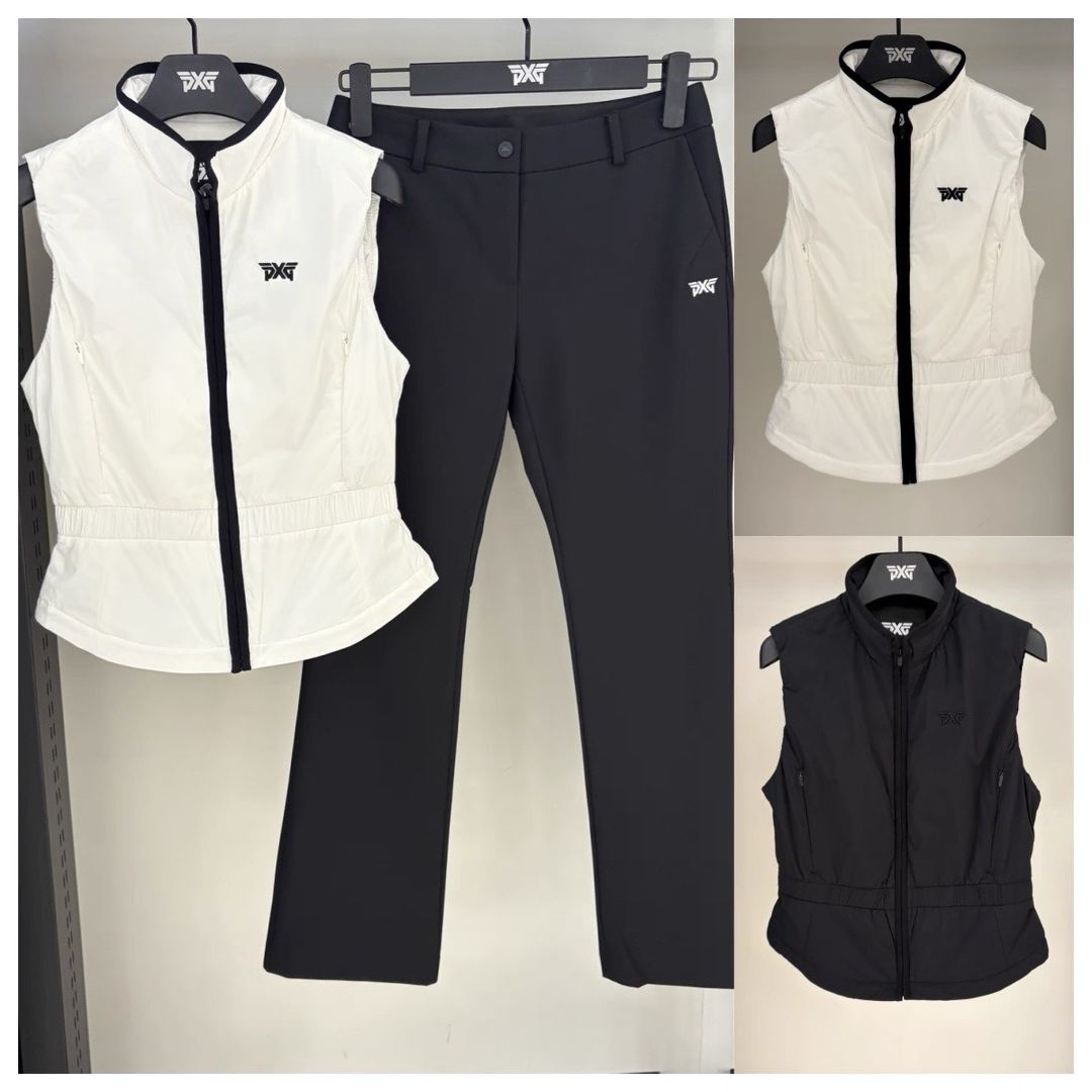 女性用ゴルフゴルフウェア PXG 秋 ベスト 2 カラー