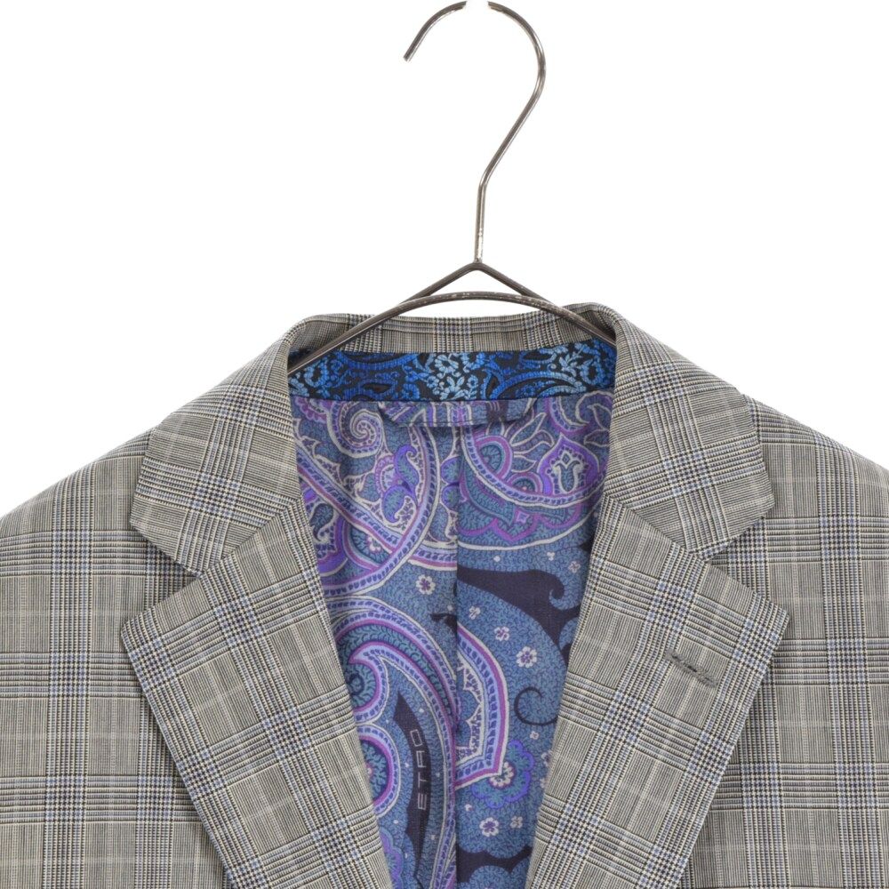 【カシミヤ】ETRO エトロ 裏地総柄 テーラードジャケット XXL相当 カシミヤ】ETRO エトロ 裏地総柄 テーラードジャケット XXL相当